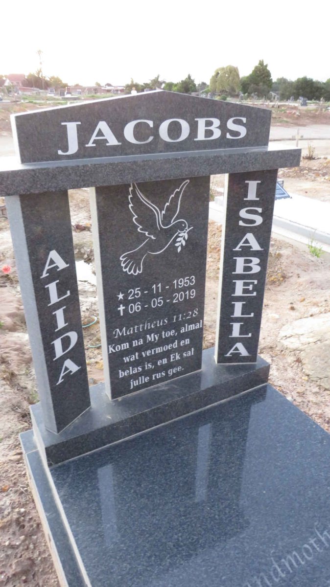 JACOBS Alida Isabella 1953-2019