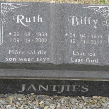 JANTJIES Billy 1956-2012 & Ruth 1958-2002