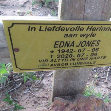 JONES Edna 1942-2020
