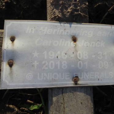 JONCK Caroline 1946-2018