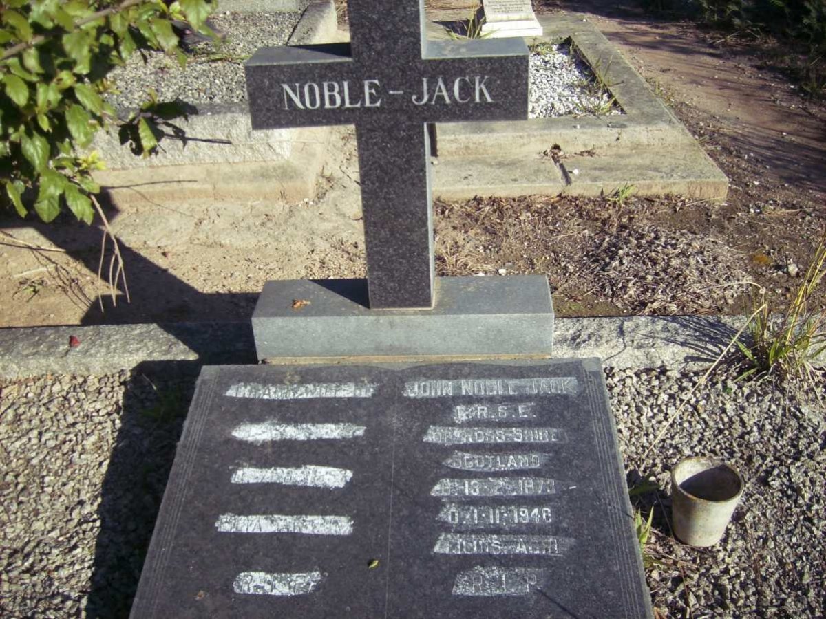 JACK John, Noble 1873-1948 &amp; Grace 1886-1957