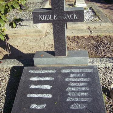 JACK John, Noble 1873-1948 &amp; Grace 1886-1957