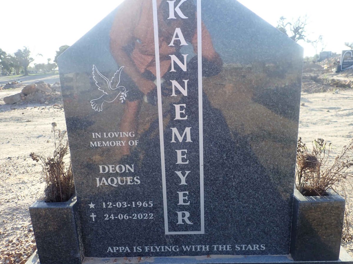 KANNEMEYER Deon Jaques 1965-2022