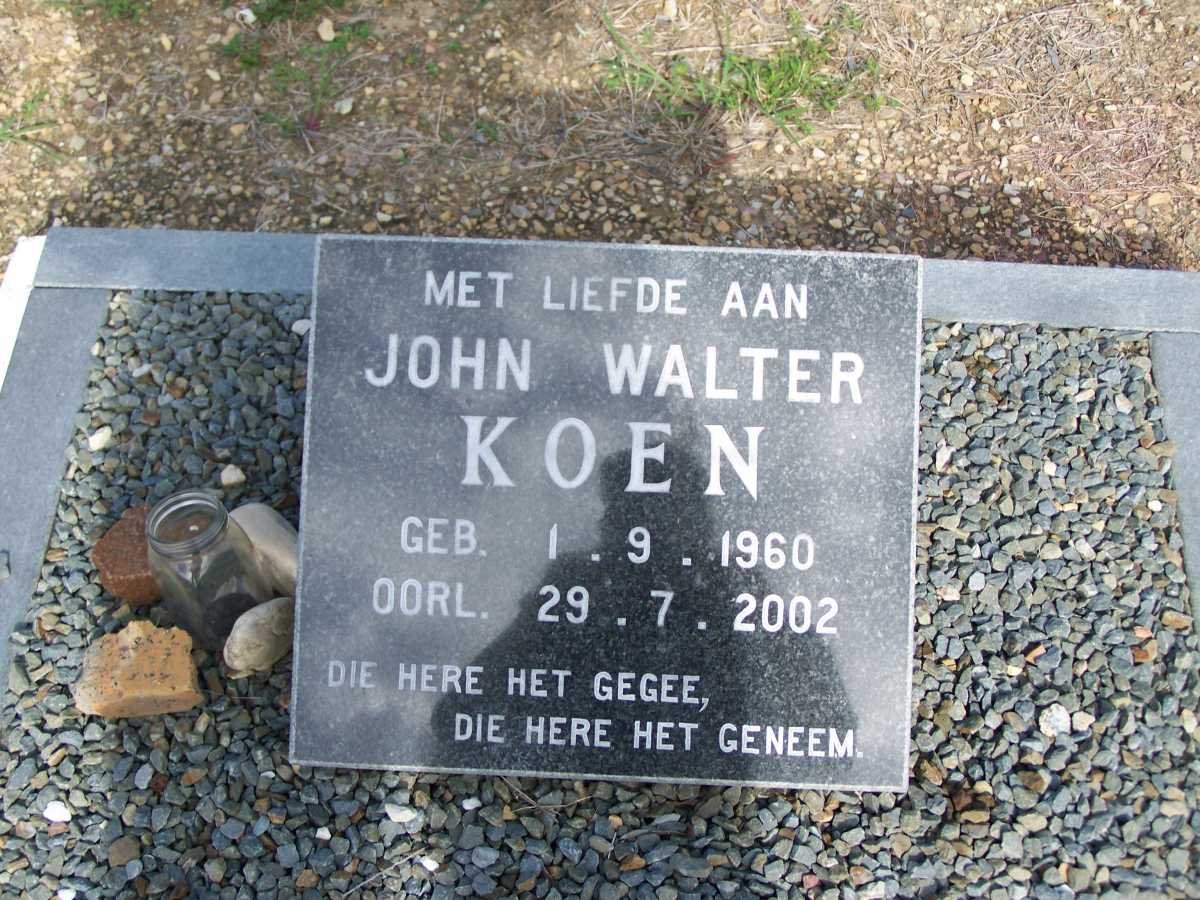 KOEN John Walter 1960-2002