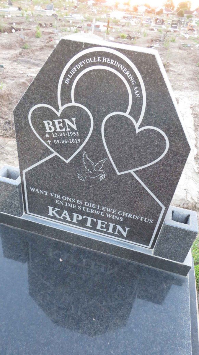 KAPTEIN Ben 1952-2019