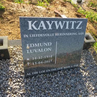 KAYWITZ Edmund Luvalon 1958-2017