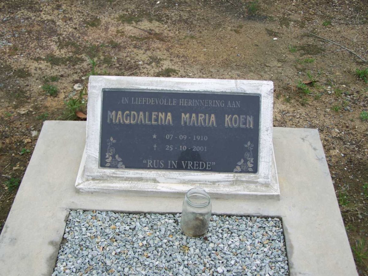 KOEN Magdalena Maria 1910-2001
