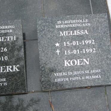 KOEN Mellissa 1992-1992
