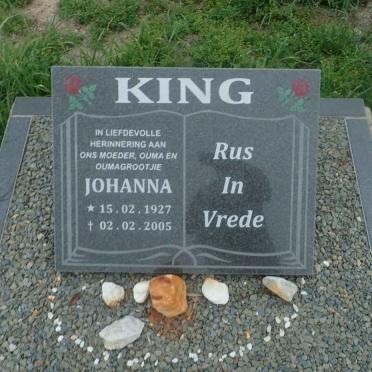 KING Johanna 1927-2005