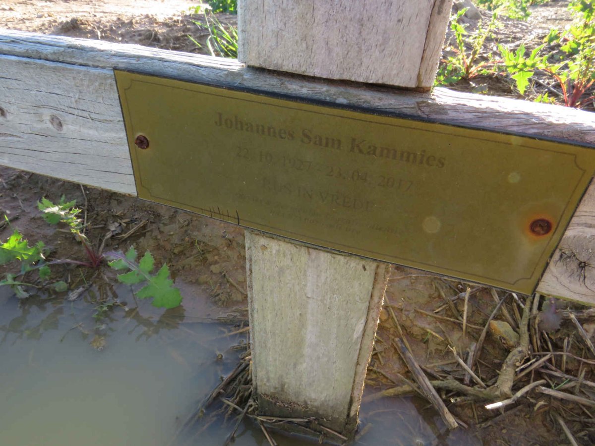 KAMMIES Johannes Sam 1927-2017