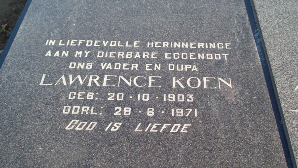 KOEN Lawrence 1903-1971
