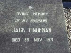 LINDEMAN Jack -1971