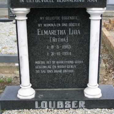 LOUBSER Elmaretha Lida 1965-1994