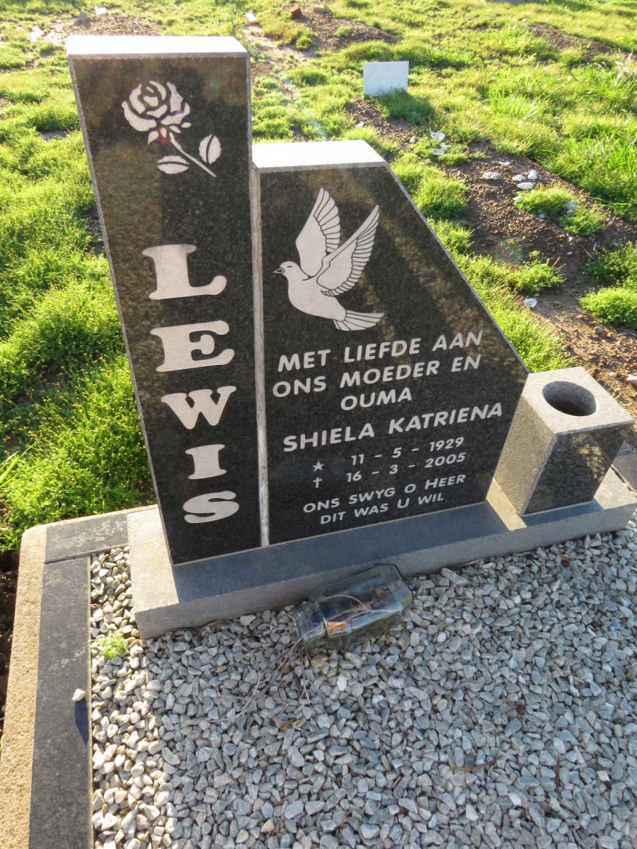 LEWIS Shiela Katriena 1929-2005