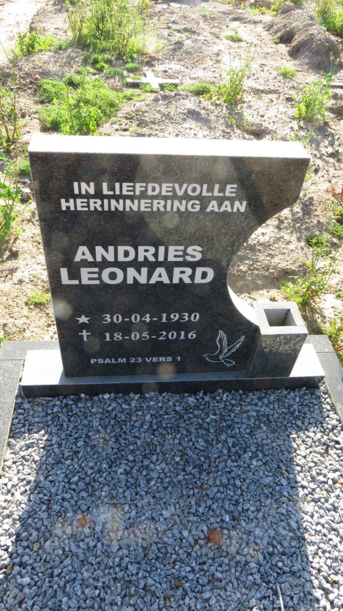 LEONARD Andries 1930-2016 