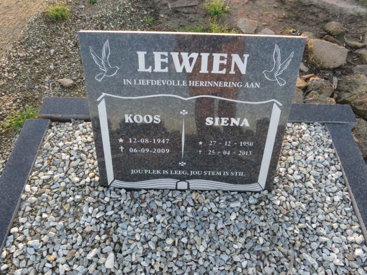 LEWIEN Koos 1947-2009 & Siena 1950-2013