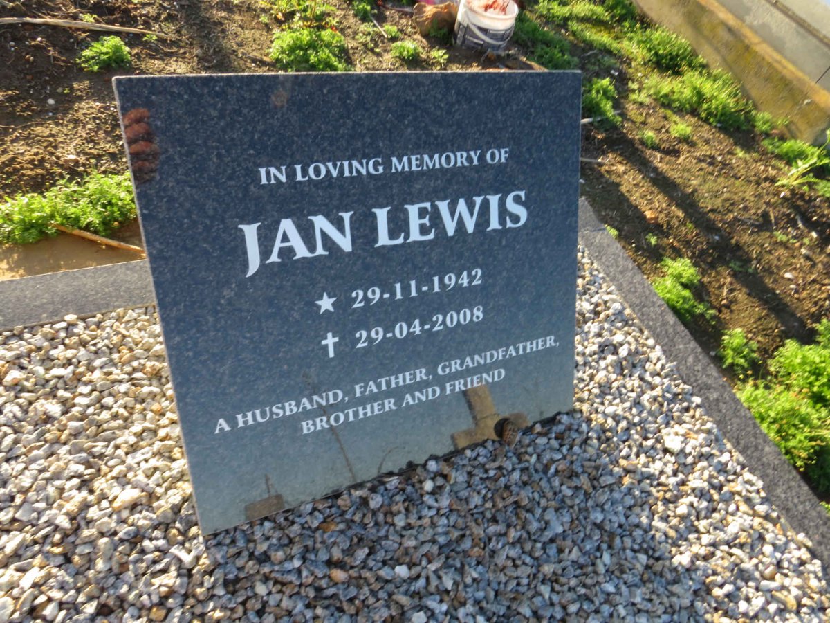 LEWIS Jan 1942-2008