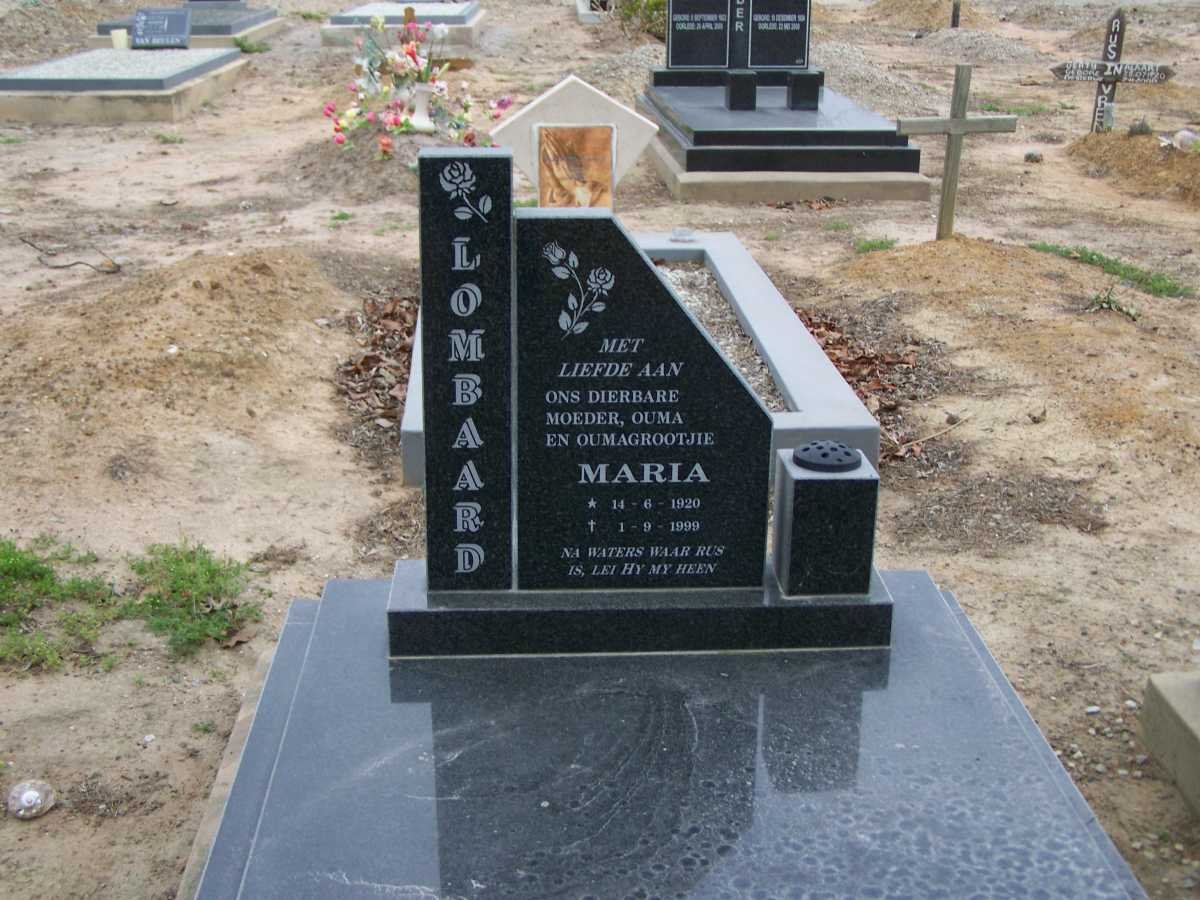 LOMBAARD Maria 1920-1999