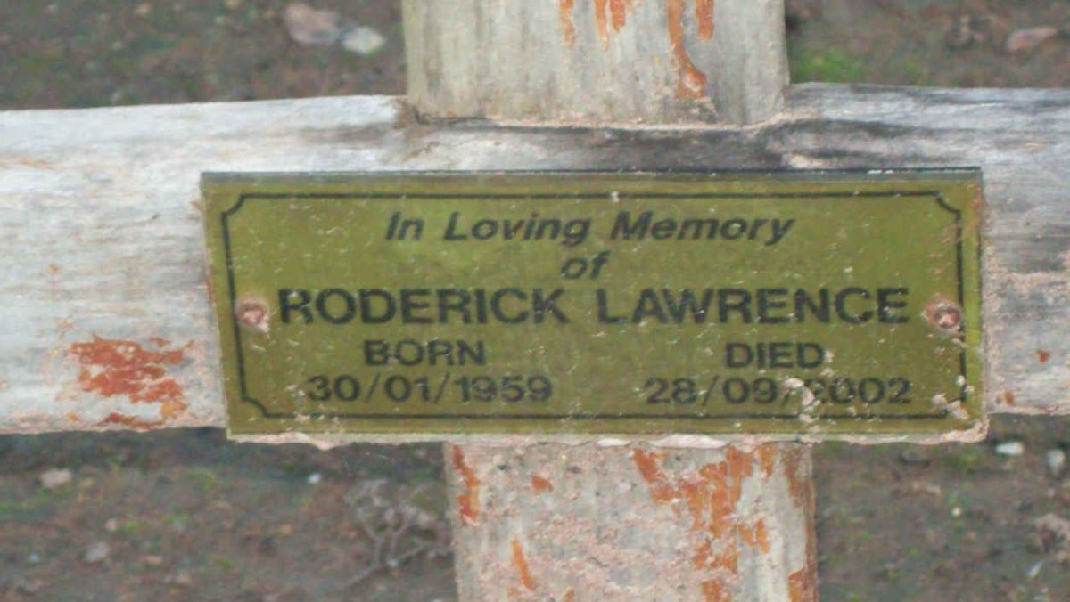 LAWRENCE Roderick 1959-2002