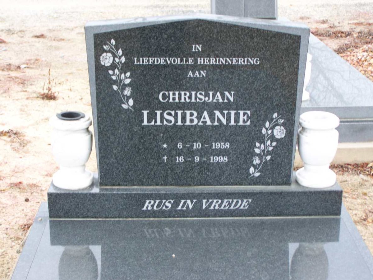 LISIBANIE Chrisjan 1958-1998