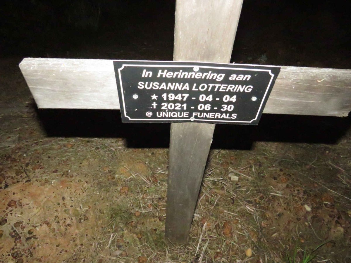 LOTTERING Susanna 1947-2021