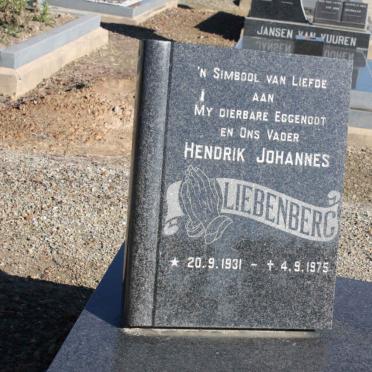 LIEBENBERG Hendrik Johannes 1931-1975