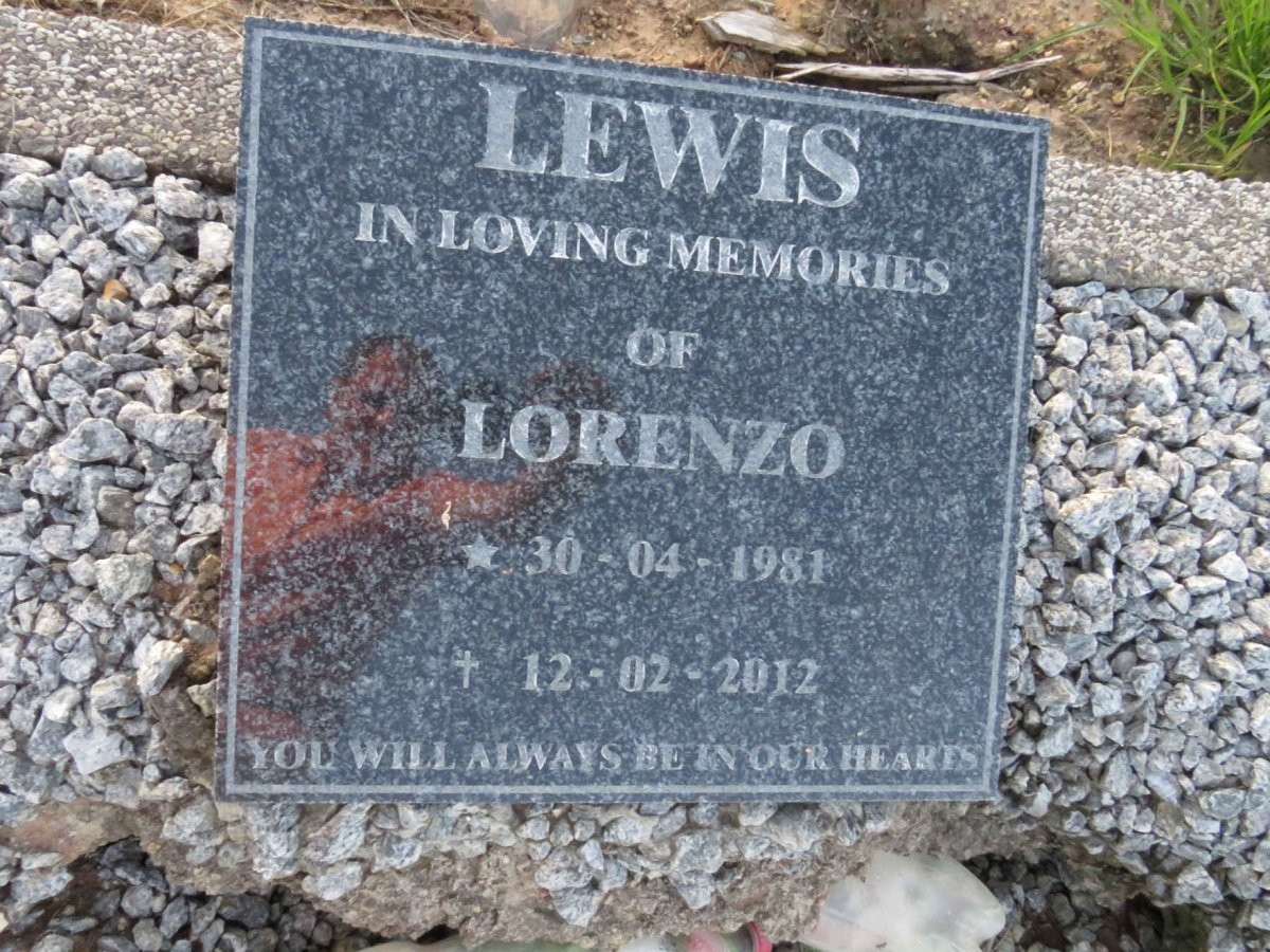 LEWIS Lorenzo 1981-2012