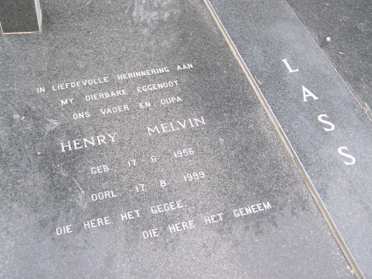 LASS Henry Melvin 1956-1999