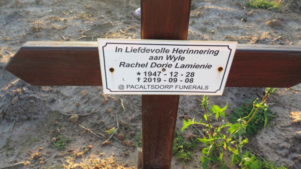 LAMIENIE Rachel Dorie 1947-2019