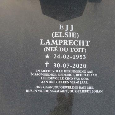 LAMPRECHT Gerrit Johan Malherbe 1948-2018 & E.J.J. DU TOIT 1953-2020 _2