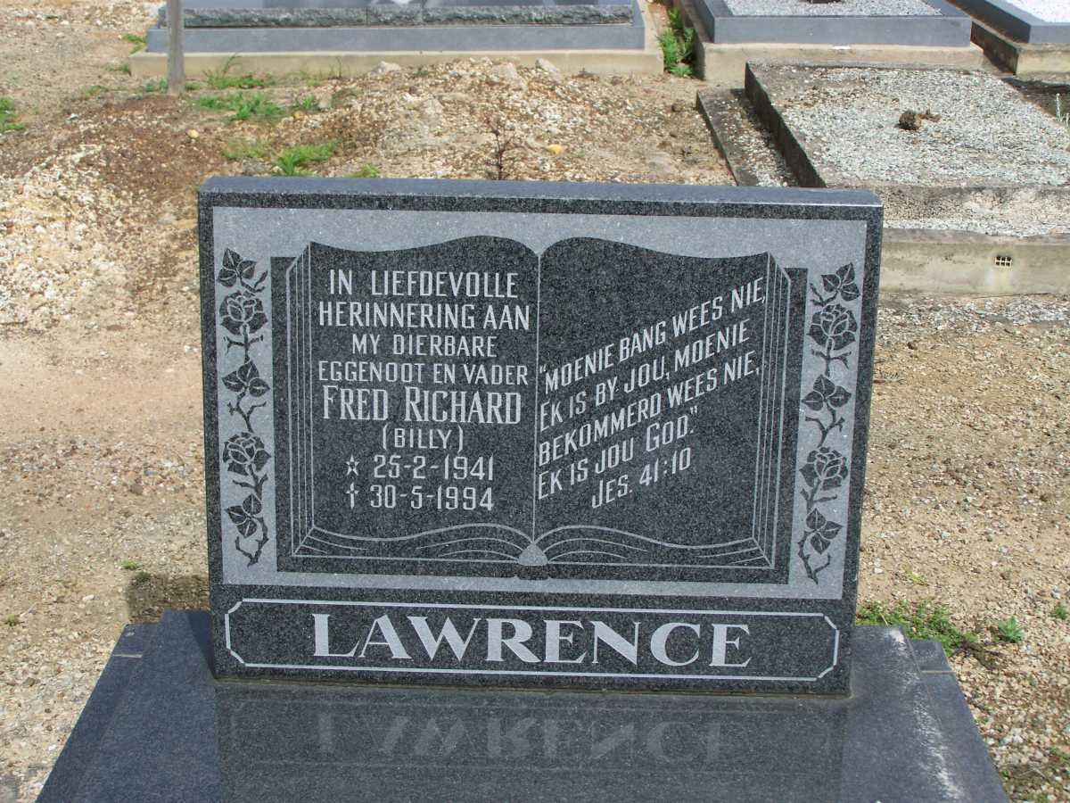 LAWRENCE Fred Richard 1941-1994