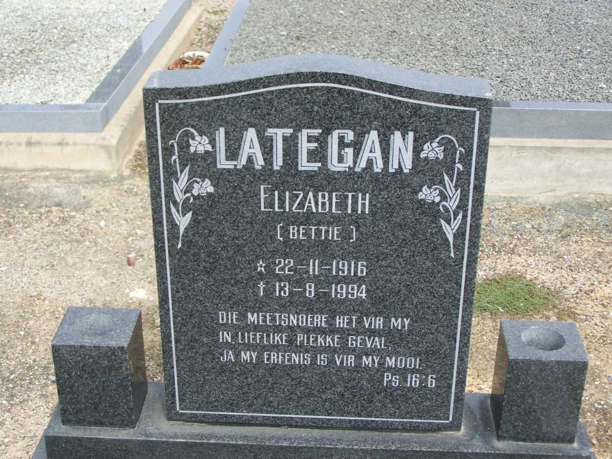 LATEGAN Elizabeth 1916-1994