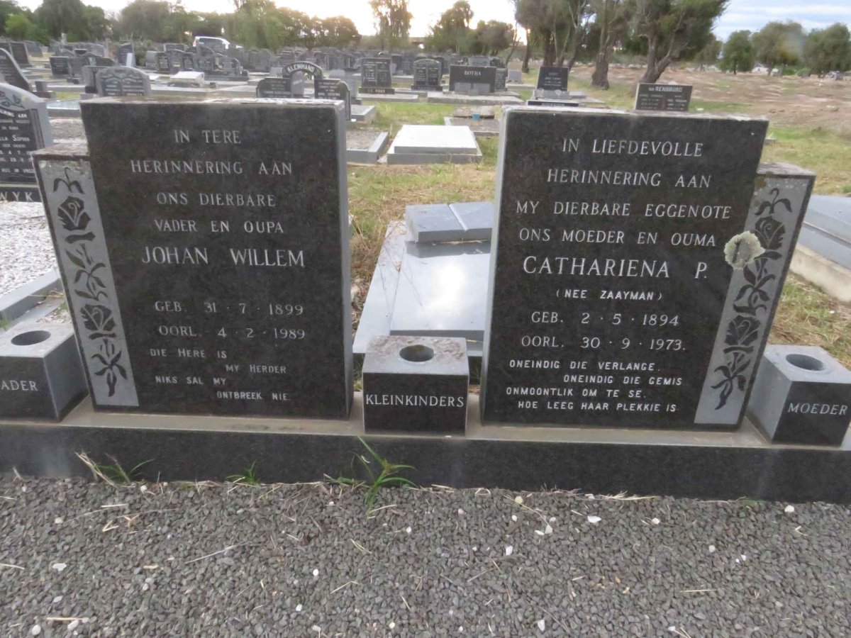 LODEWYKS Johan Willem 1899-1989 & Cathariena P. nee ZAAYMAN 1894-1973_1