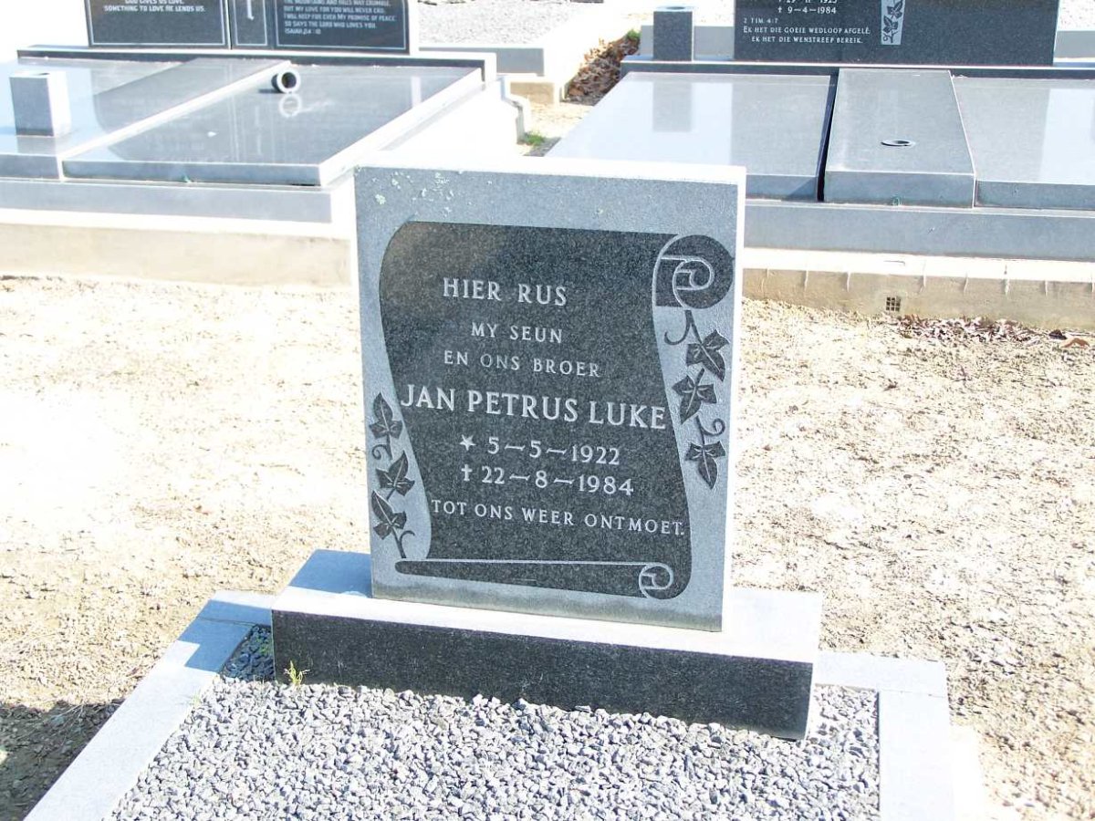 LUKE Jan Petrus 1922-1984