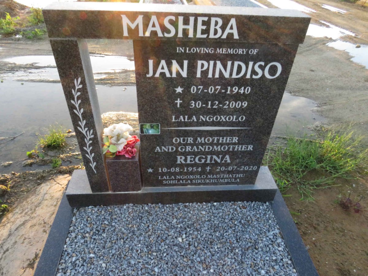 MASHEBA Jan Pindiso 1940-2009 & Regina 1954-2020