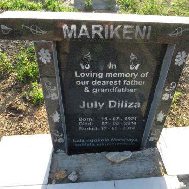 MARIKENI July Diliza 1921-2014