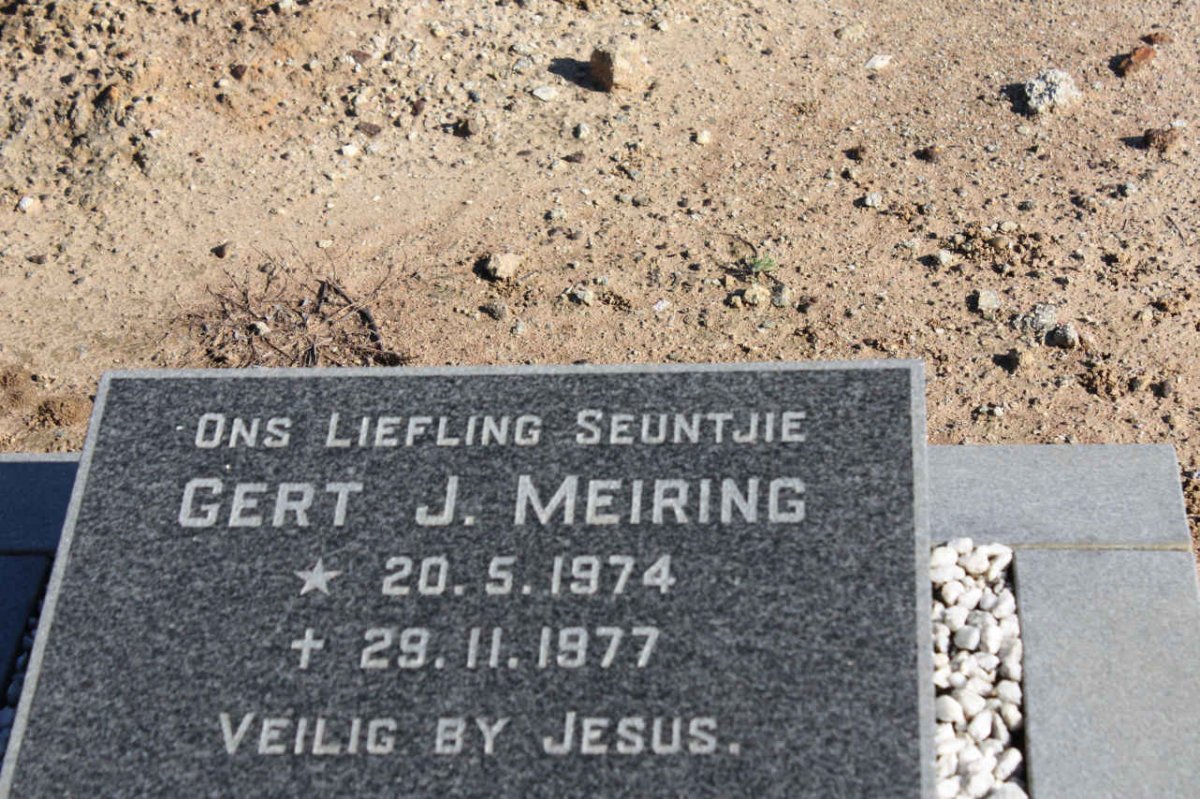 MEIRING Gert J. 1974-1977