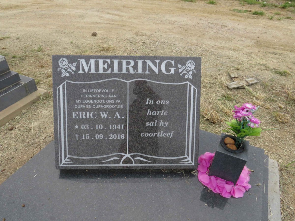 MEIRING Eric W.A. 1941-2016