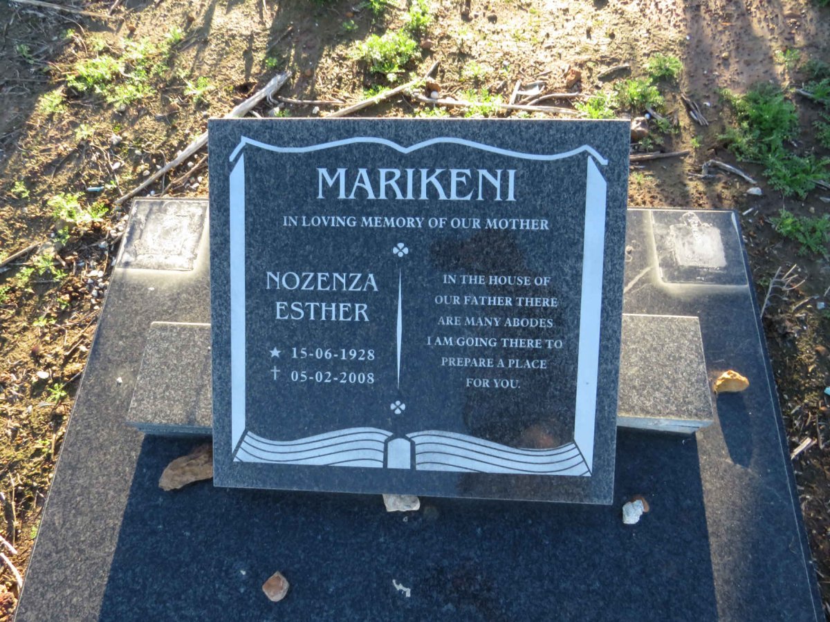 MARIKENI Nozenza Esther 1928-2008