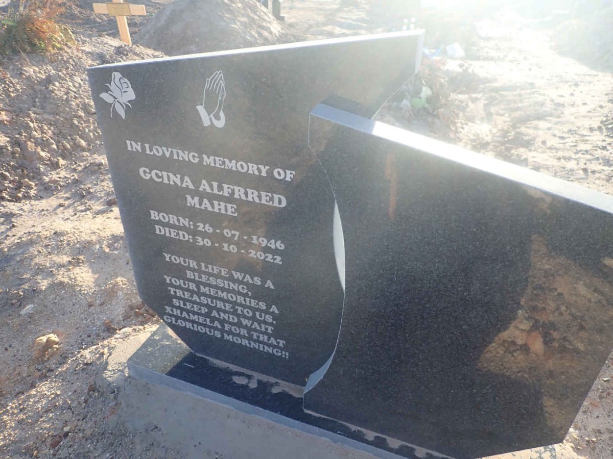 MAHE Gcina Alfrred 1946-2022