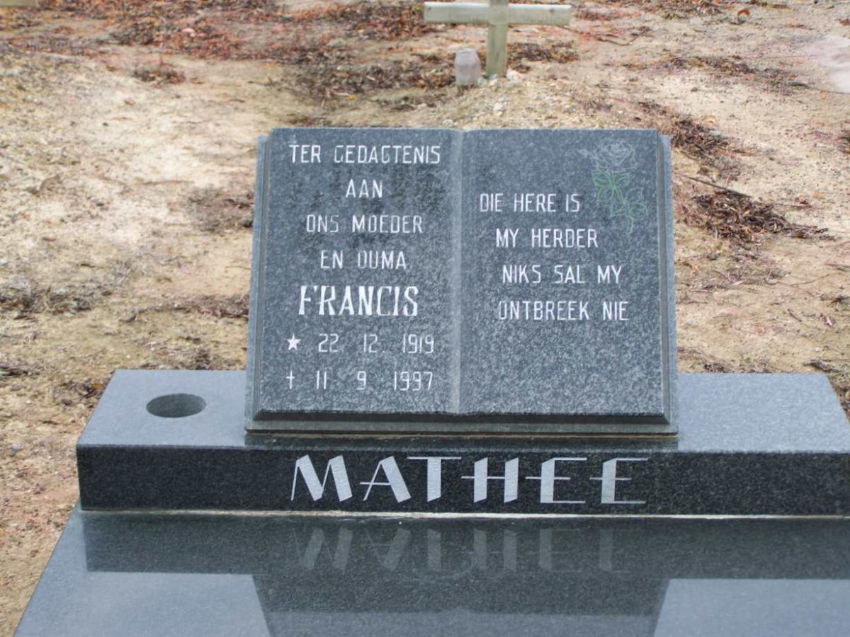 MATHEE Francis 1919-1997