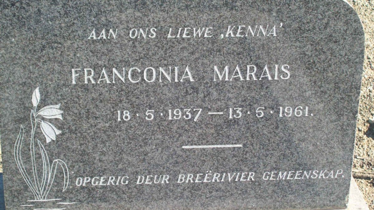 MARAIS Franconia 1937-1961