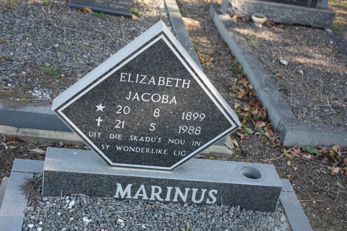 MARINUS Elizabeth Jacoba 1899-1988