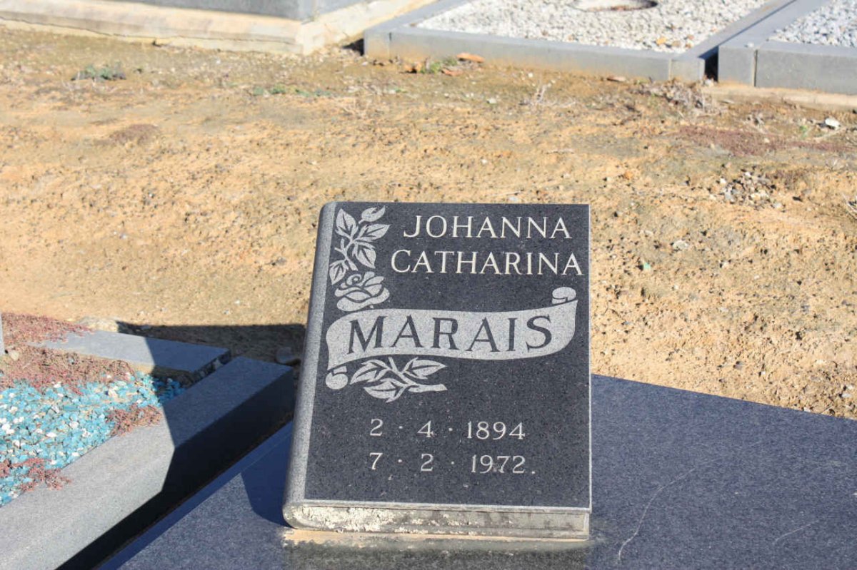 MARAIS Johanna Catharina 1894-1972