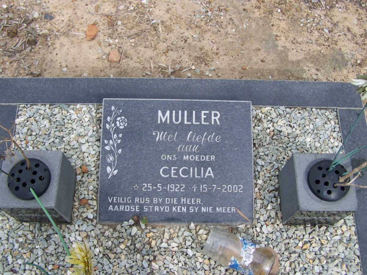 MULLER Cecilia 1922-2002