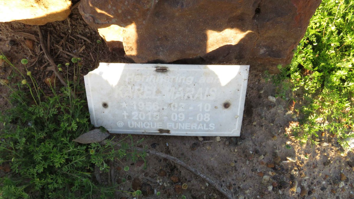 MARAIS Karel 1956-2015