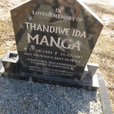 MANGA Thandiwe Ida 1933-2007