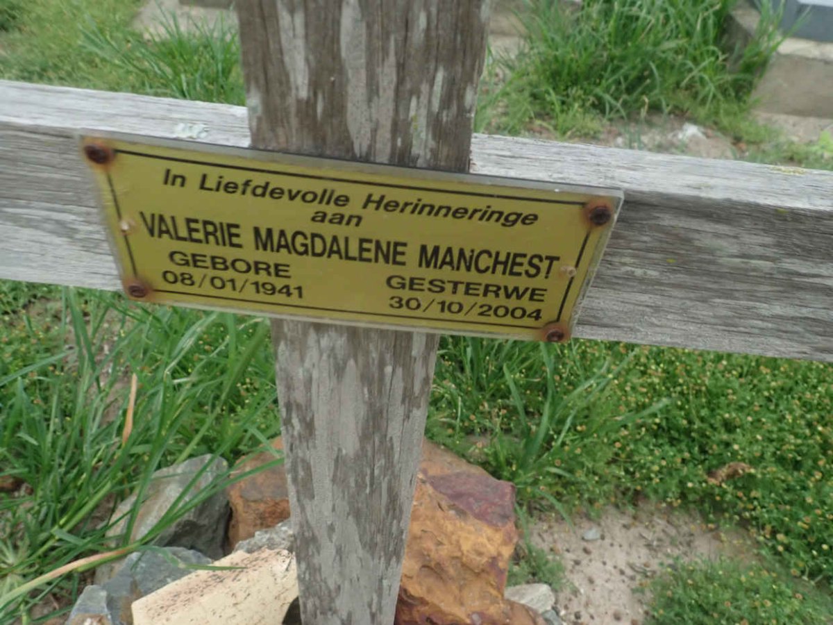 MANCHEST Valerie Magdalene 1941-2004