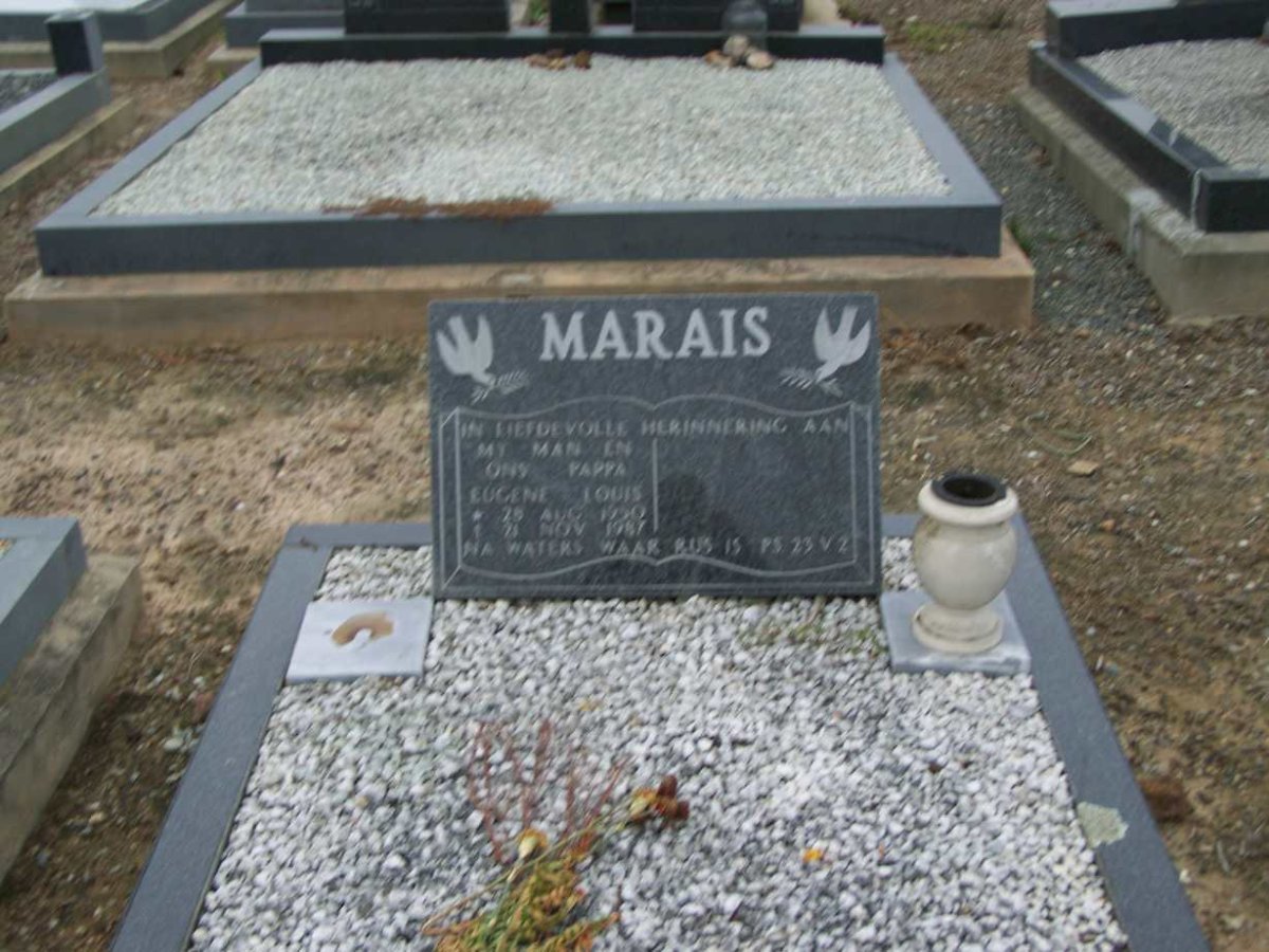 MARAIS Eugene Louis 19?0-1987
