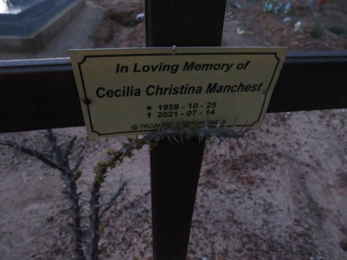 MANCHEST Cecilia Christina 1959-2021
